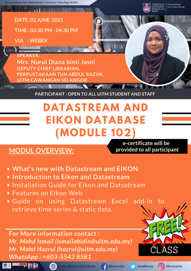 download eikon datastream excel add in