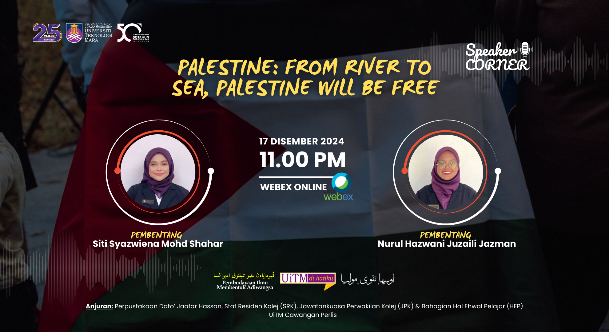 Speaker Corner: "Palestine: From River to Sea, Palestine Will Be Free" Berjaya Dilaksanakan